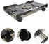 Homoyoyo Mobile CPU Stand with Movable Casters Adjustable PC Tower Cart for Desktop Rolling Computer Holder for Home