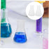 6pcs Laboratory Flask Graduated Flask 100ml Conical Flask Plastic Chemistry Flask Plastic Erlenmeyer Flask 100ml Erlenmeyer Flask Plastic Graduated Flask Plastic Triangle Cork Pp