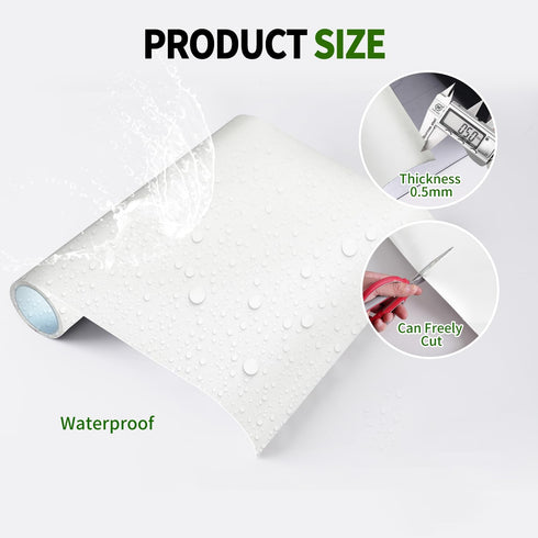 Magnetic Dry Erase Whiteboard Paper, 12 x 8 Inch Self Adhesive Magnetic Dry Erase Board Sticker for Wall
