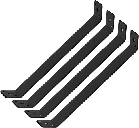 4 Pcs 13-3/4'' x 1-1/2'' Inside Mount 45-Degree Angle Bracket Strap Brace for Post and Beam
