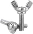 M5 Metric Wing Bolt, Stainless Steel Butterfly Screw, Pack of 10 (M5 * 20mm)