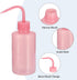 PATIKIL 250ml Wash Bottle - 6pcs Plastic Squeeze Bottle Narrow Mouth for Watering Tools, Foam Bottle for Cleaning, Pink