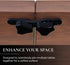 Table Ganging Brackets - Set of 2, Heavy-Duty Joiners for Seamless Integration, Table Top Connector, Black
