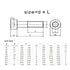 Generic M4 M5 M6 M8 M10 M12 M16 DIN912 A2-70 304 Bolts(130mm,5pcs M8) Half Thread Stainless Steel Hex Socket Cheese