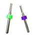 End Mill Sets Tungsten Steel CNC Router Burrs - 12 Bits for PCB Circuit Board, Plastic, Wood, Copper