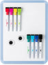 Mr. Pen Dry Erase Board, 12.5" x 9.5", with 8 Dry Erase Markers and 2 Board Magnets, Small White Board