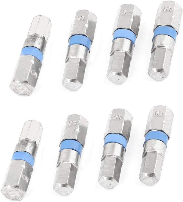 XMHF 5mm Tip H5 Hex Head Magnetic Screwdriver Bit, 8PCS Spanner Screwdriver Bits