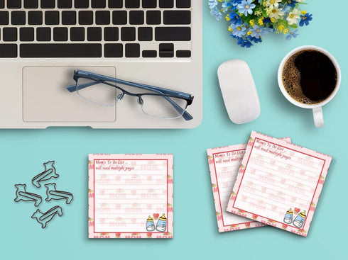 Butler in the Home Sticky Notes 12 Pack, 3"x3", 50 Sheet Count Per Pad, Mom's to Do List, Cute Memo Note Pads