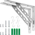Gearmatte Heavy Duty Shelf Bracket, 10" Stainless Steel L Bracket Shaped Solid Shelf