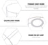 Bulb Wire Lamp Shade Vintage Lamp Guard Metal Light Cover Guard Holder for Table and Floor Light