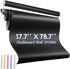 Chalkboard Wall Stickers, Self Adhesive Removable Reusable Erasable Wallpaper for Kids Home Office