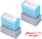 Gosknor 2 Pcs Pleasure to Serve You Stamps, Self Ink Stamp Personalized Custom
