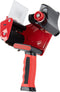 Restaurantware RW Base 3 Inch Heavy-Duty Tape Dispenser Gun, Red Iron Handheld for Carton Sealing