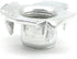 binifiMux M6 x 8mm T Nuts - Zinc Plated 4 Pronged Tee Nut Inserted in Wood Furniture, Pack of 25