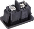 uxcell C8 Panel Mount Plug Adapter, 250V AC 2.5A, 2 Pins IEC Inlet Module Plug