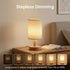 2200mAh 2700K Dimmable Small Cordless Bedside Table Lamp, Rechargeable Battery Powered Lamp with Touch Control, Warm