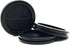 2-1/2 in Rubber Grommets for Wiring - Double-Sided Rubber Plugs for Round Holes, 3 Pcs, Black