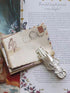 Lady's Hand Shaped Metal Clip Page Holder Vintage Accessory for Journaling & Traveler's Notebooks Bullet Junk Journal Clip Decorative Clips Gifts for Book Lovers, Journalers, Woman Writers Silver by DUOYUZHIYU