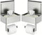 FORIOUS Toilet Paper Holder with Shelf, Sanitary Napkin Receptacle Tampon Holder, Wall