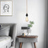 15ft 2 Pack FRIDEKO HOME Farmhouse Pendant Lights - Hanging Lights with Plug in Cord Hemp Rope Pendant Lights Rustic
