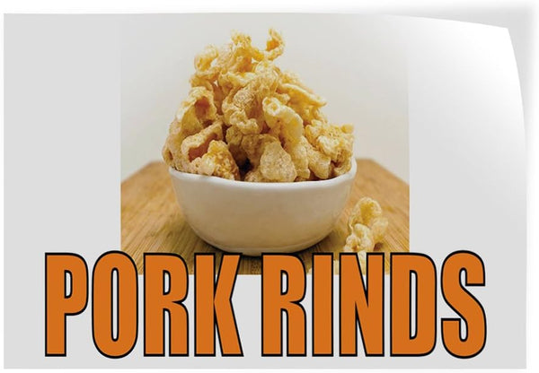 Fastasticdeals Decal Stickers Multiple Sizes Pork Rinds A Outdoor Advertising Printing Industrial Vinyl
