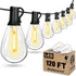 Tenmiro 120FT Outdoor String Lights, Ultra Long Waterproof 30+2 Edison Shatterproof Bulbs