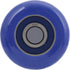XiKe 10 Pack Blue 2" Nylon Garage Door Roller with 4" Stem, Quiet and Durable, High Load