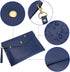 Wonderpool A4 Real Leather Multifunction Portfolio Envelope File Holder for Document Organizer and Tablet Case