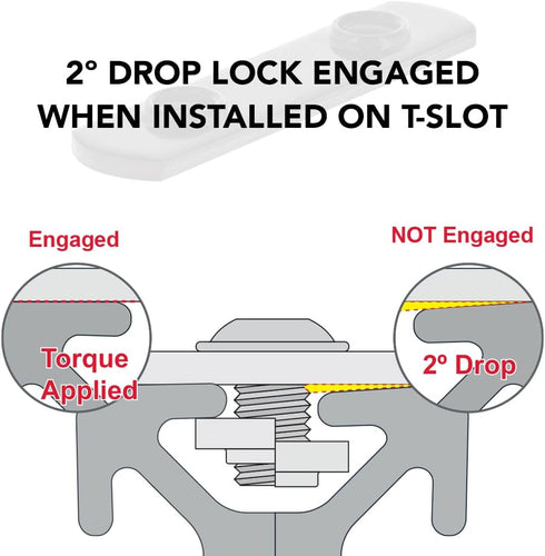 8020 3280 10 Series 1/4-20 Double Threaded Slide in Economy T-Nut Steel T-Slot Accessories (25 Pack)
