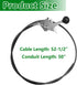 055-8020-00 Throttle Cable for Bad Boy ZT Elite Mowers, 52-1/2" Cable Length, 50" Conduit Length