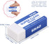 Sikao 12 Pack Pencil Erasers for Kids - White Erasers Bulk, Art Erasers for Drawing, Office School Supplies