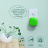 SECRUI Wireless Doorbells for Home, Classrooms, Apartments, Businesses, etc. Easy to Use, Adjustable Volume, 58 Chimes, Colorful LED, Waterproof, 1000Ft Range, M520+F55, Green