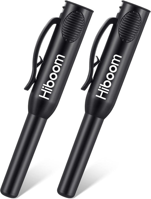 Hiboom 2 Pcs Solid Carpenter Pencil Cap, Long Nose Mechanical Woodworking Marker Cap with Pocket Clip