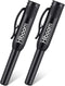Hiboom 2 Pcs Solid Carpenter Pencil Cap, Long Nose Mechanical Woodworking Marker Cap with Pocket Clip