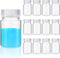 Tatuo 12 Pcs Plastic Sample Bottles with Screw Cap, Liquid Containers with
