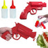 Generic (2PCS) Gun Ketchup Dispenser,Premium Sauce Dispenser for Ketchup, Condiment DispenserBottle Indoor Outdoor