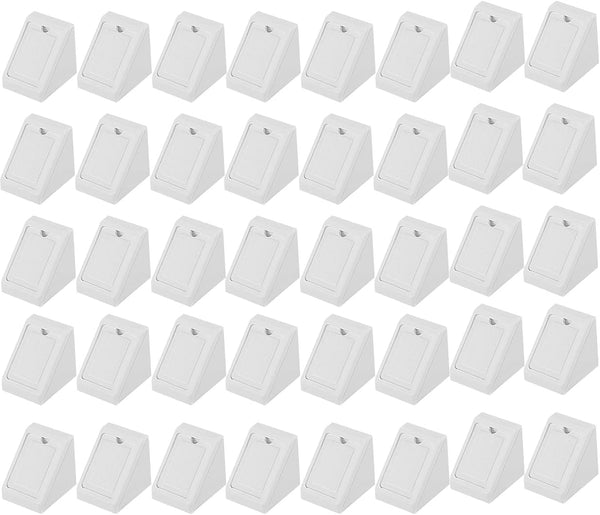 Boxonly Shelf Cabinet Door 90 Degree Plastic Corner Braces 2 Holes Angle Bracket,