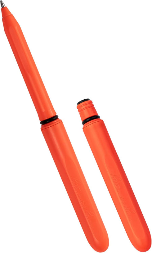 Rite in the Rain All-Weather EDC Pen - Orange POKKA 2-Pack, Black 0.8mm Ink, Fine Point (No. OR92)