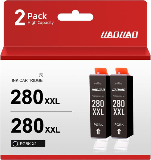 LLAOLLAO 280XXL Compatible Ink Cartridge Replacement for Canon 280 Black - Works for Pixma TR8520 TS9120