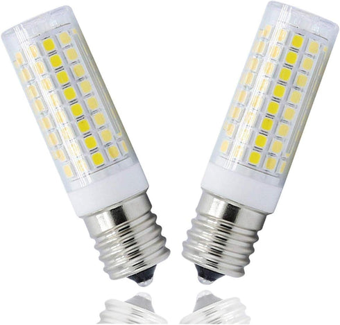 E17 Dimmable LED Bulb, 8W, 80W Halogen Equivalent, 800Lm, 6000K White, for Over Counter Microwave Ovens