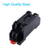 mxuteuk 2pcs HH52P DC 12V Coil 8 Pin 5A DPDT Electromagnetic Power Relay with Base and DIN Rail Slotted Aluminum