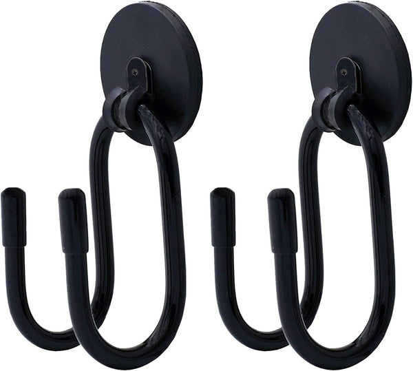 2/PK Magnetic Hooks, Strong Magnet Hanger for Cowboy Hat, Tools, Bags, No Scratches to Surface