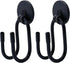 2/PK Magnetic Hooks, Strong Magnet Hanger for Cowboy Hat, Tools, Bags, No Scratches to Surface