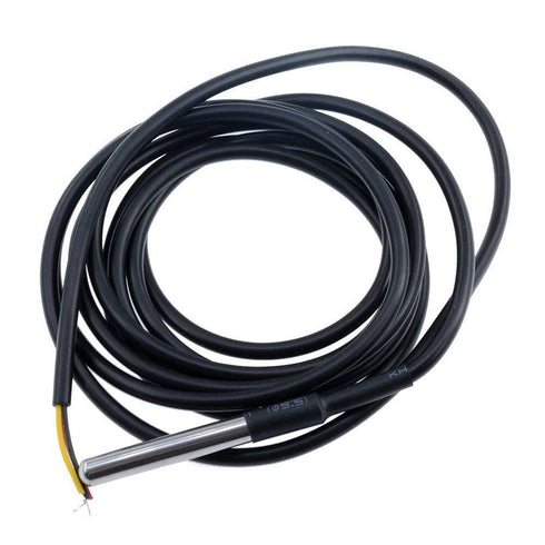 HiLetgo 5pcs DS18B20 Temperature Sensor Probe, Waterproof Stainless Steel Package, 1M