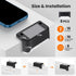 8 Pack (8) Solar Deck Lights, LED Waterproof Outdoor Lights for Stairs, Steps, Fence, Railing, Pathway