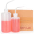 stonylab 2-Pack Chemical Wash Bottle, Plastic Safety Lab Squeeze Wash Bottle, LDPE Narrow Mouth, 250 ml (8 oz) and 500