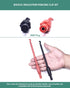 4mm Test Probes, Wire Piercing Probe Kit for Banana Extended Test Cable Automotive Diagnostic Car Test Tool