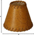 CS-970-6 3 6 5, Royal Designs, Inc. Faux Leather Empire Chandelier Shade with Whipstitch Trim, x x Dark Brown