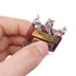 Taiss 3pcs Toggle Switch SPDT ON-Off-ON 3 Pin 3 Position Latching Switch with Waterproof Cover