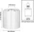 1 Pack 5.7" 4" 1.6" Zarbitta Clear Glass Lamp Shade Replacement, H, D, Opening, Replacement Glass Shades for Light